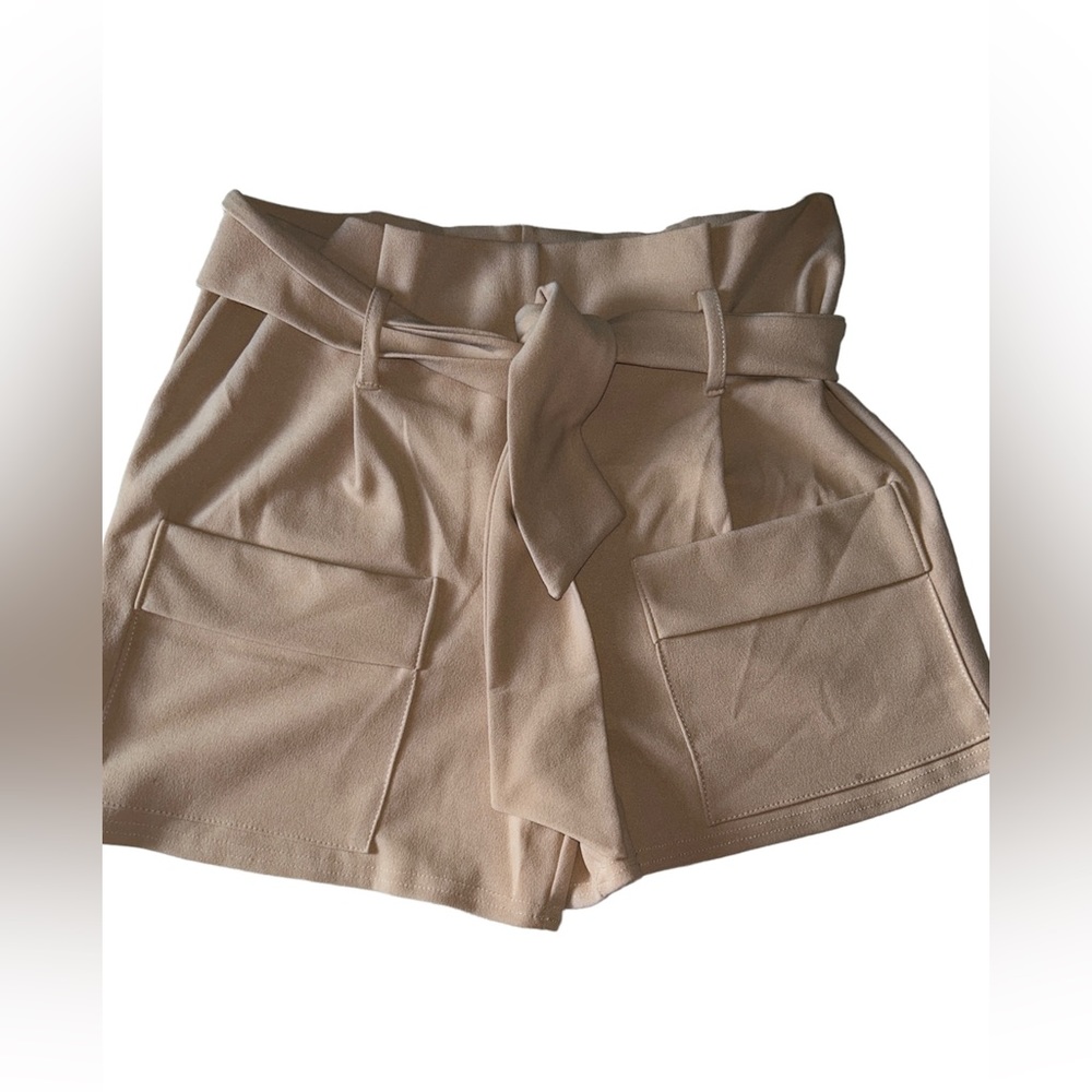 Beige Shorts